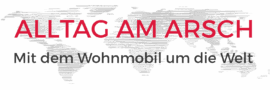 Website Logo von "Alltag am Arsch - Mit dem Wohnmobil um die Welt"