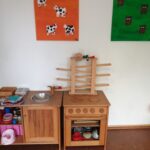 Kindertagespflege Kinderspielküche mit Zubehör