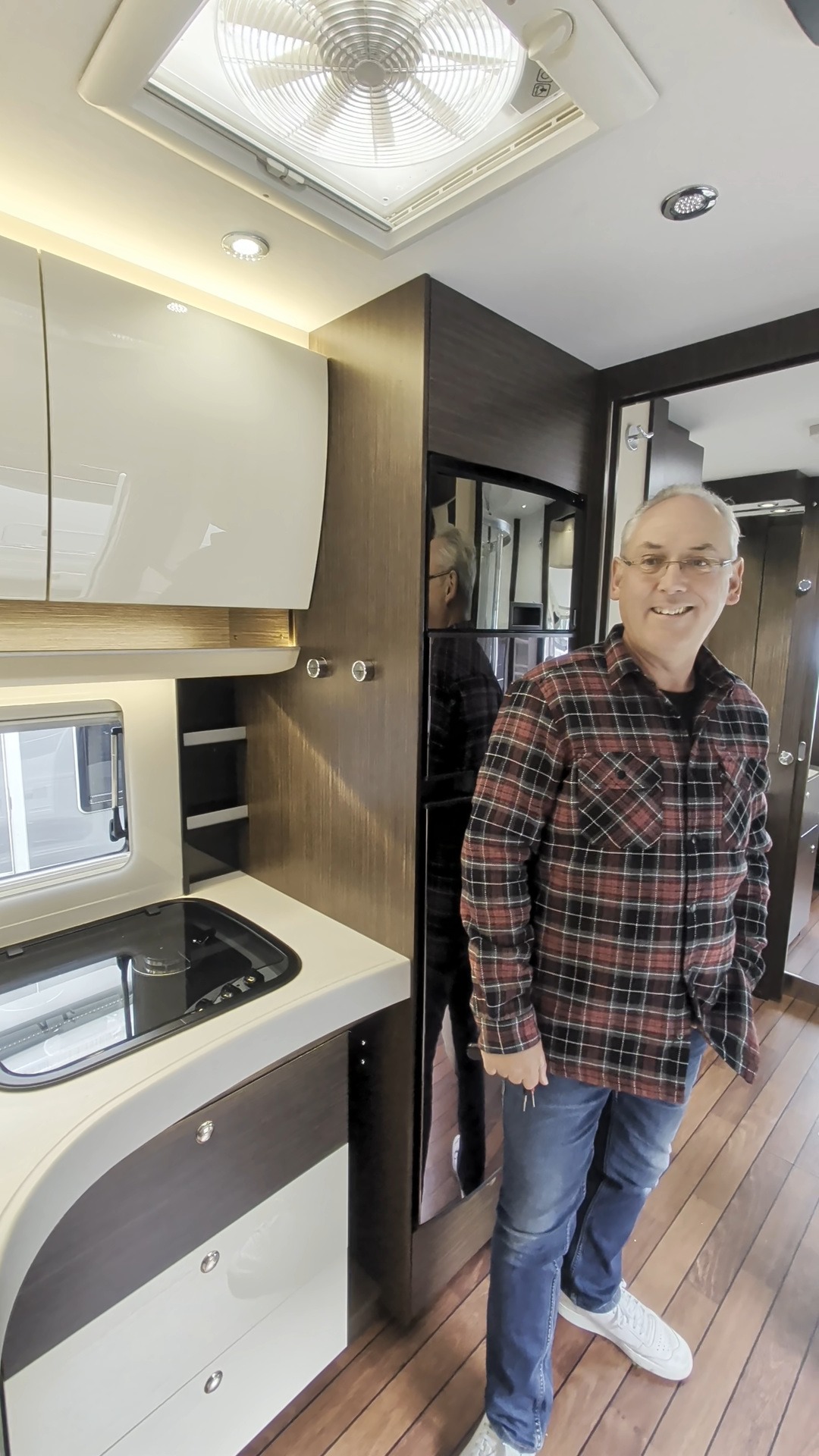 Die Küche in unserem Carver 890 RRL