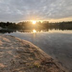 Abendstimmung an der Südsee in Angern