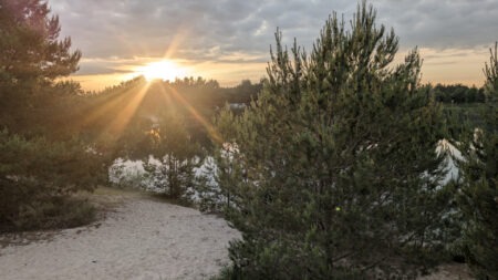 Abendstimmung an der Südsee in Angern