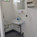Sanitäranlagen auf dem Angerner Campingplatz