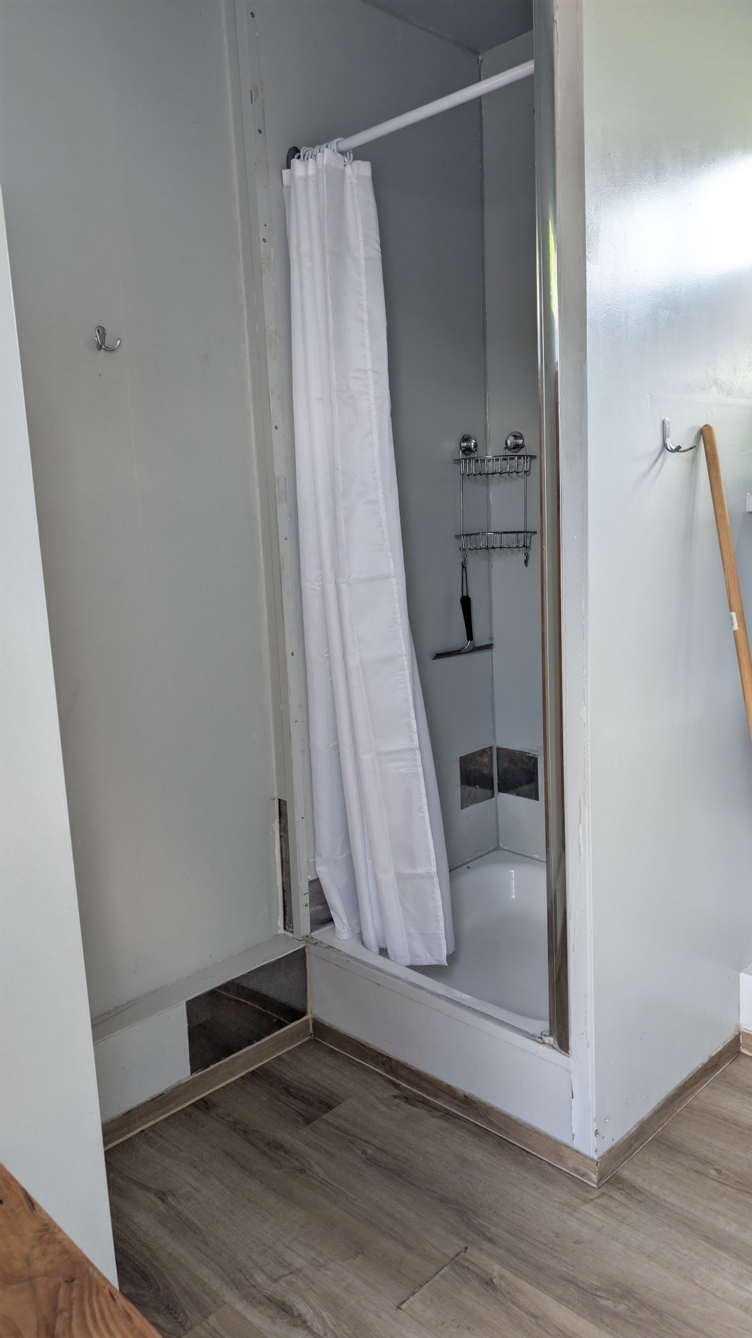 Sanitäranlagen auf dem Angerner Campingplatz