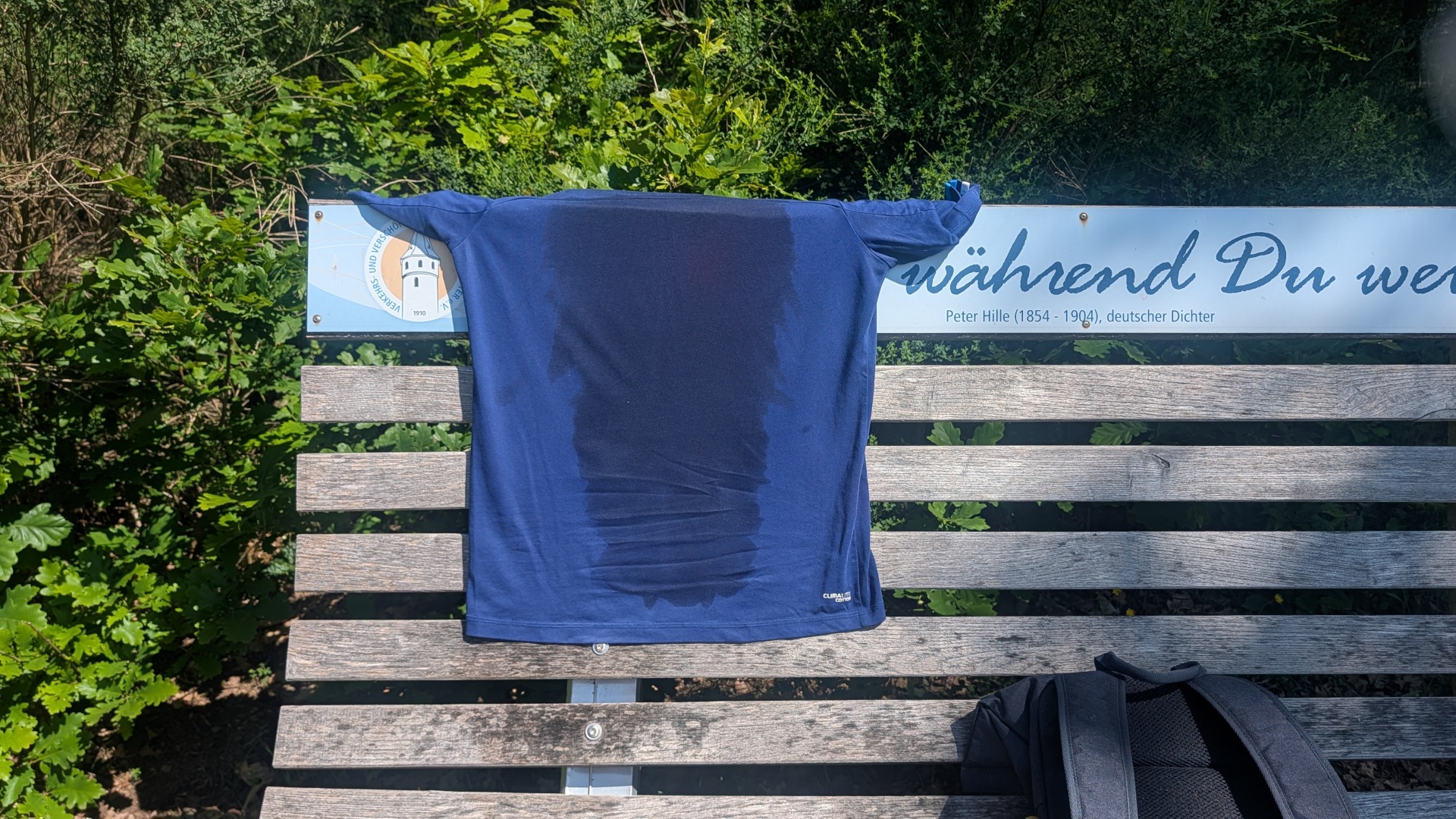 Wanderpause bei Weilmünster