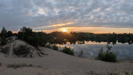 Abendstimmung an der Nord- und Südsee in Angern