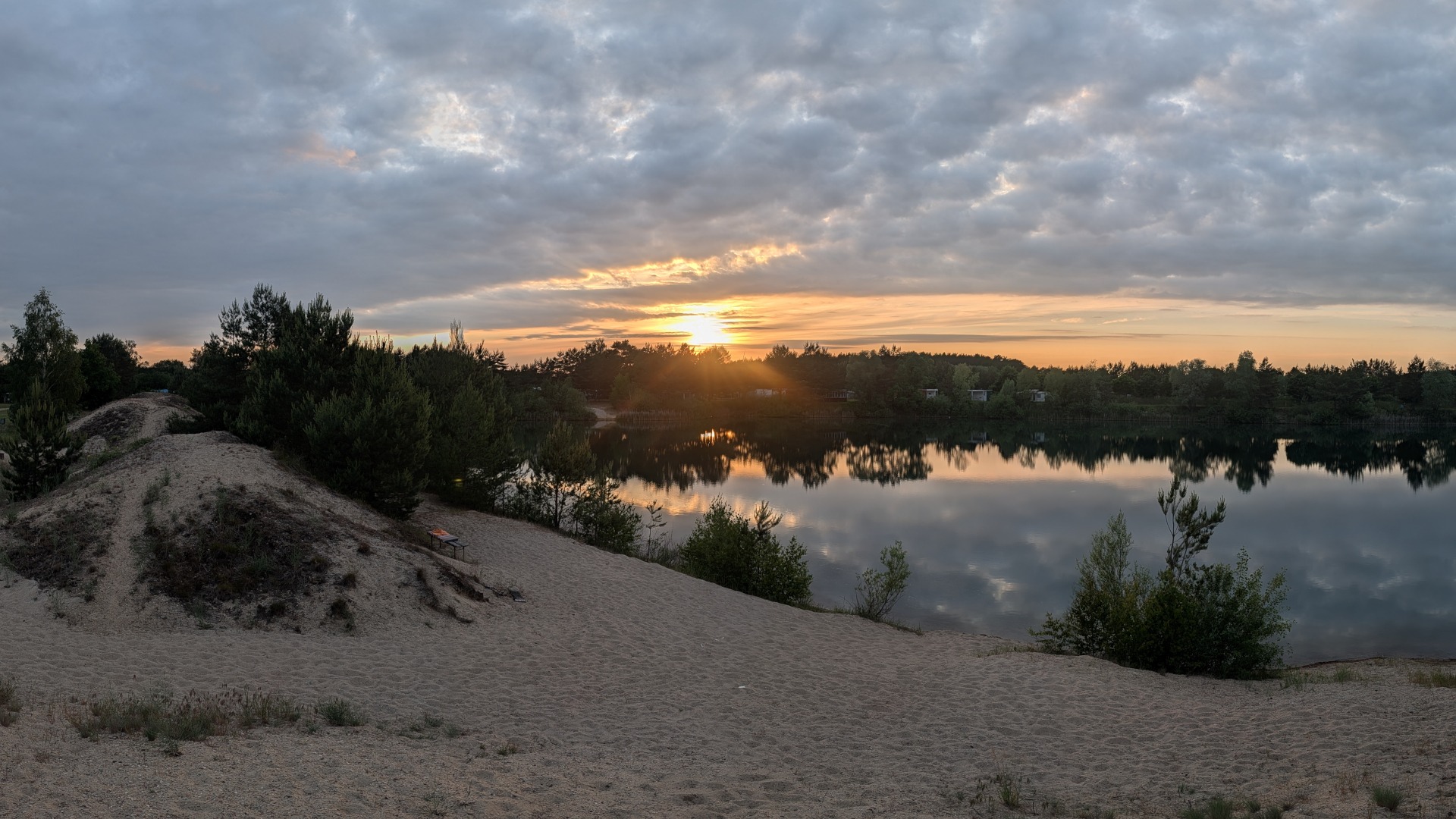 Abendstimmung an der Nord- und Südsee in Angern