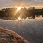 Abendstimmung an der Nord- und Südsee in Angern
