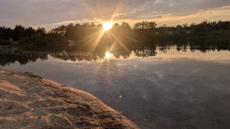 Abendstimmung an der Nord- und Südsee in Angern