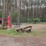 Sitzmöglichkeiten am Shop FKK-Campingplatz Rätzsee