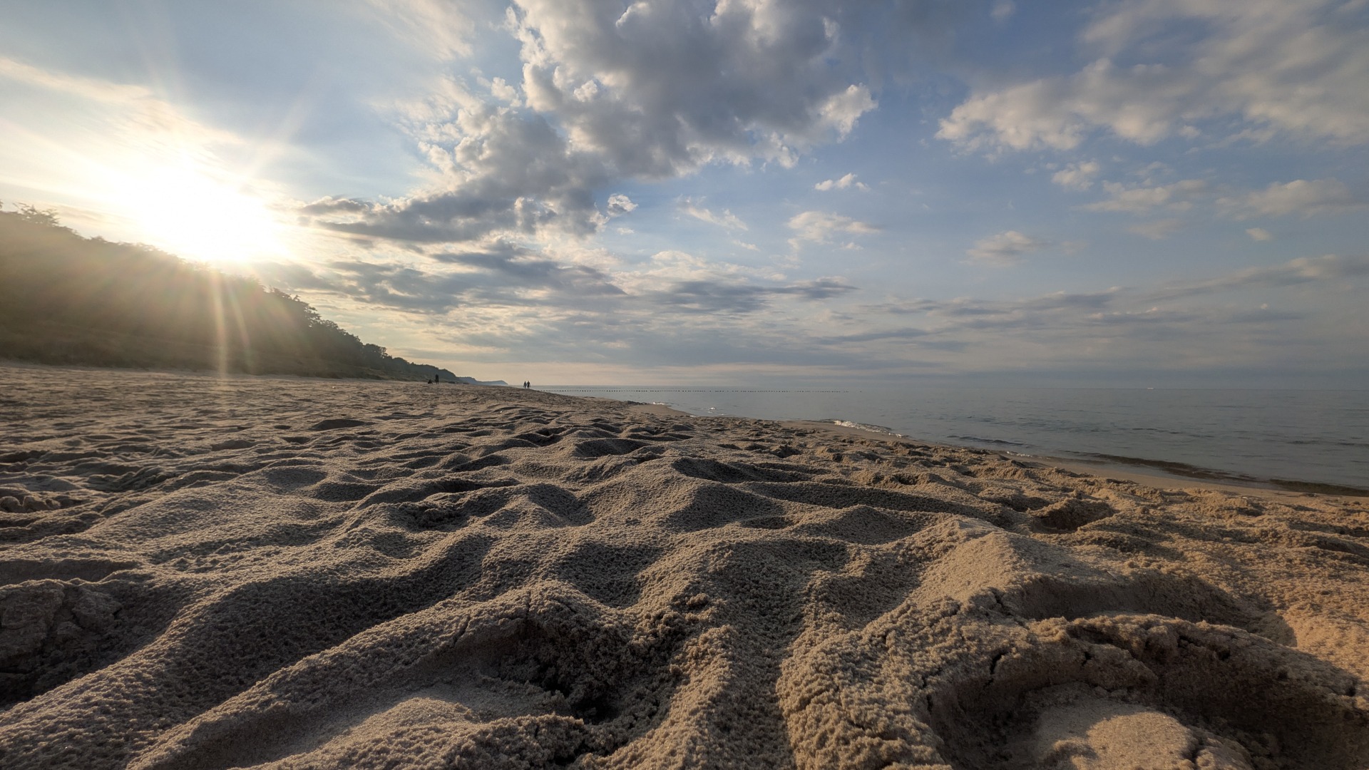 Sonnenuntergang am Strand vom Bansin