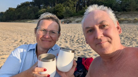 Picknick am Strand von Bansin