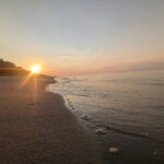 Sonnenuntergang am Strand vom Bansin