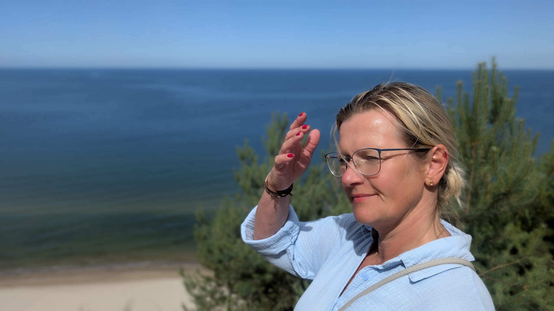 Unterwegs an der Bansiner Steilküste
