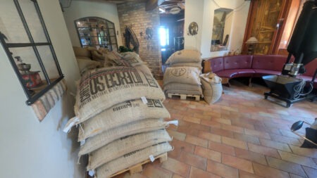 Kaffee-Rösterei bei Schloss Mellenthin