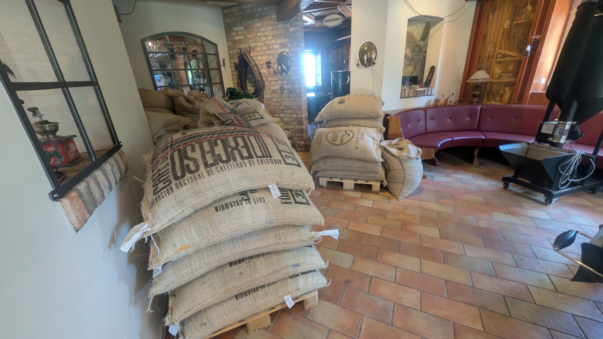 Kaffee-Rösterei bei Schloss Mellenthin
