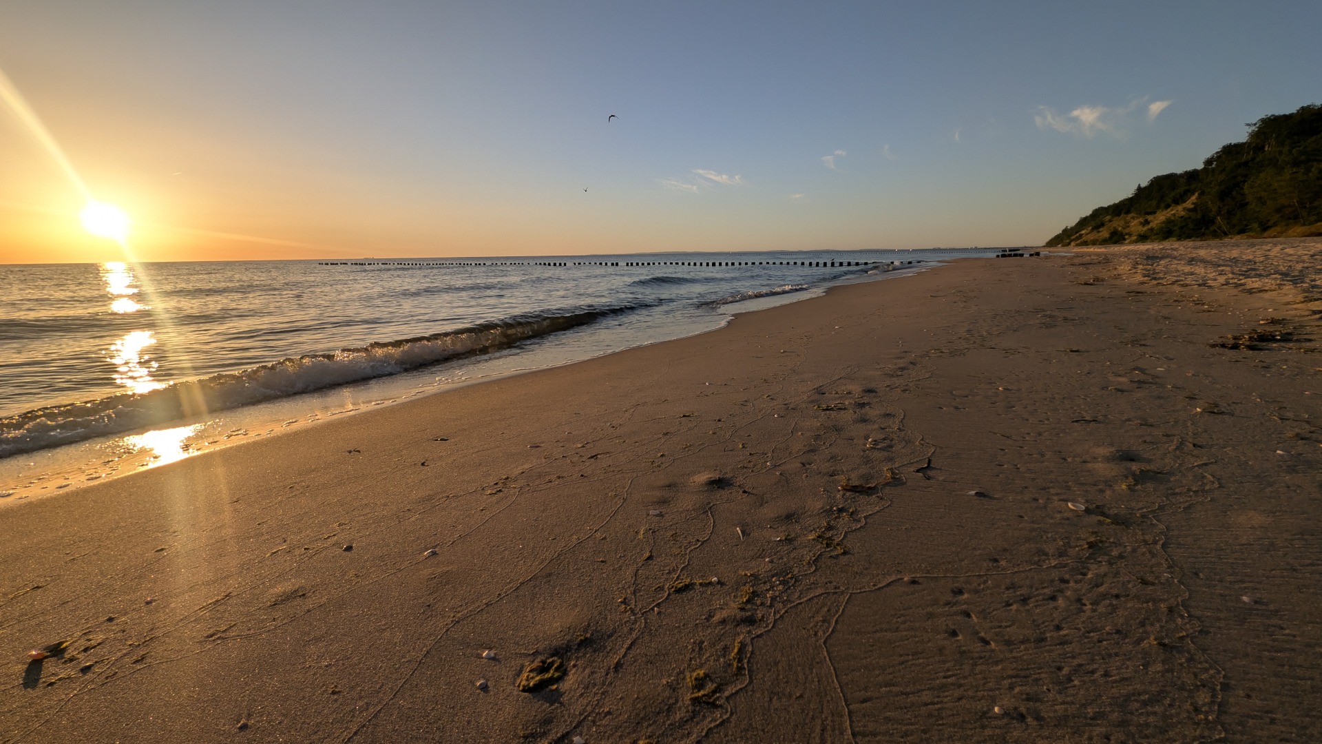 Morgens, 05.00 Uhr am Strand vom Bansin