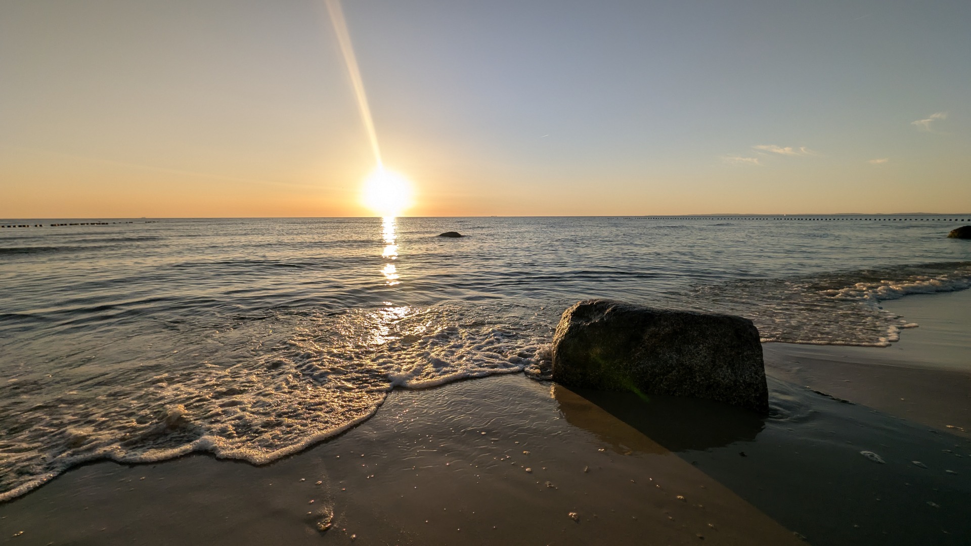 Morgens, 05.00 Uhr am Strand vom Bansin