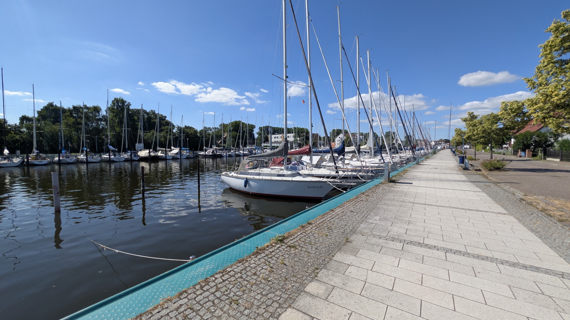 Hafen im Greifswalder Stadtteil Wieck