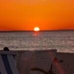 Sonnenuntergang am Strand von Glowe