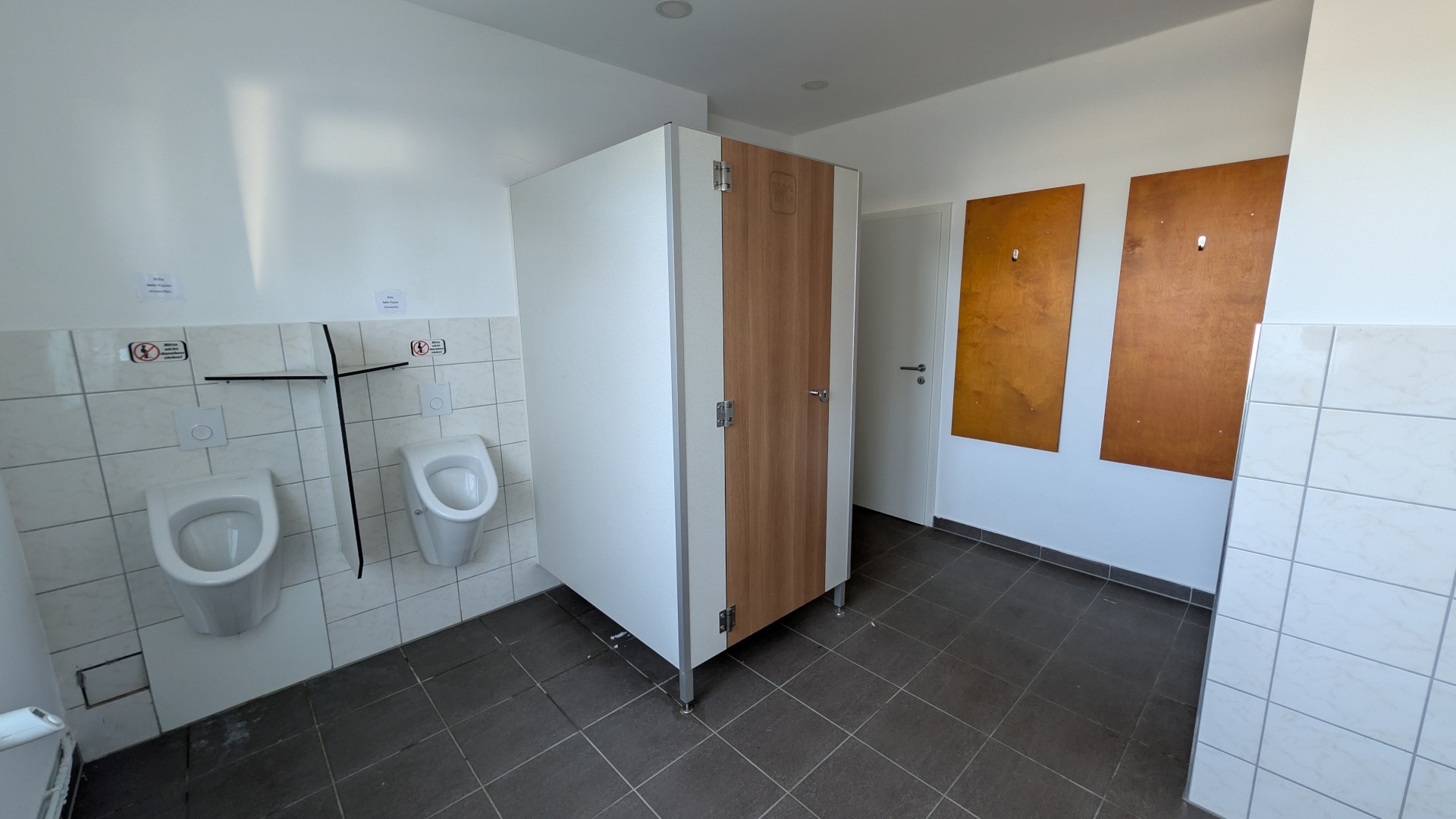 Die Herrentoiletten