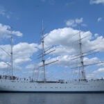 Das Museumsschiff Gorch Fock I - nicht zu verwechseln mit dem Segelschulschiff der Bundeswehr
