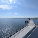 Blick auf Zingst von der Zingster Seebrücke