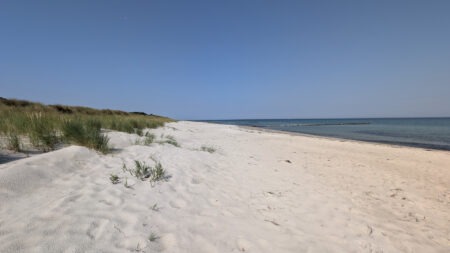 Außerhalb der Seebäder geht es an den Stränden beschaulich zu