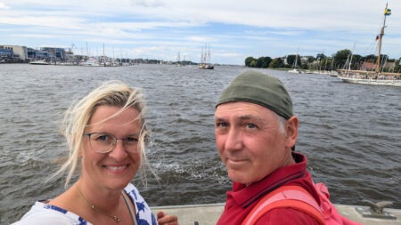 Claudia und Christian auf der Hanse Sail in Rostock